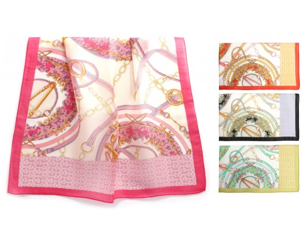 울 실크 스카프